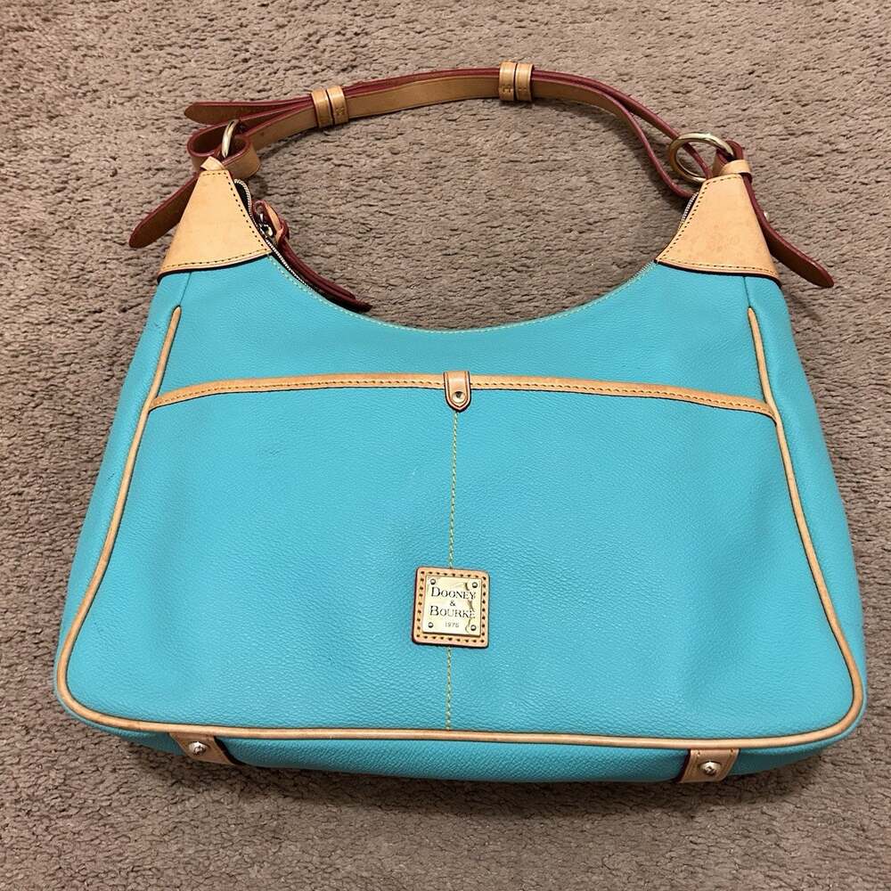 Dooney & Bourke Sea Foam Turquoise Rebecca Shoulder Bag